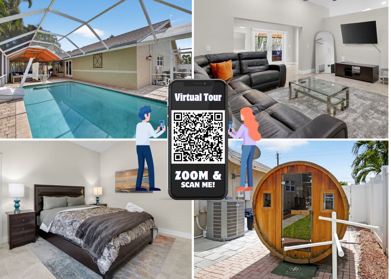 Family-Friendly Boca Gem: 4BR/3BA w/ Pool & Sauna