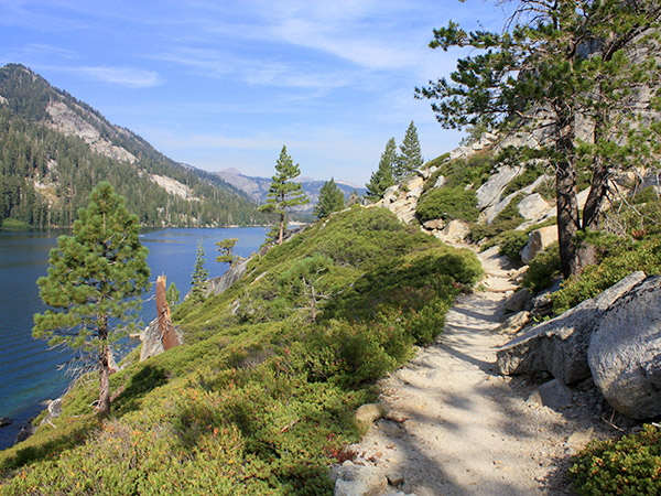 Five lakes trail Lake Tahoe Hike