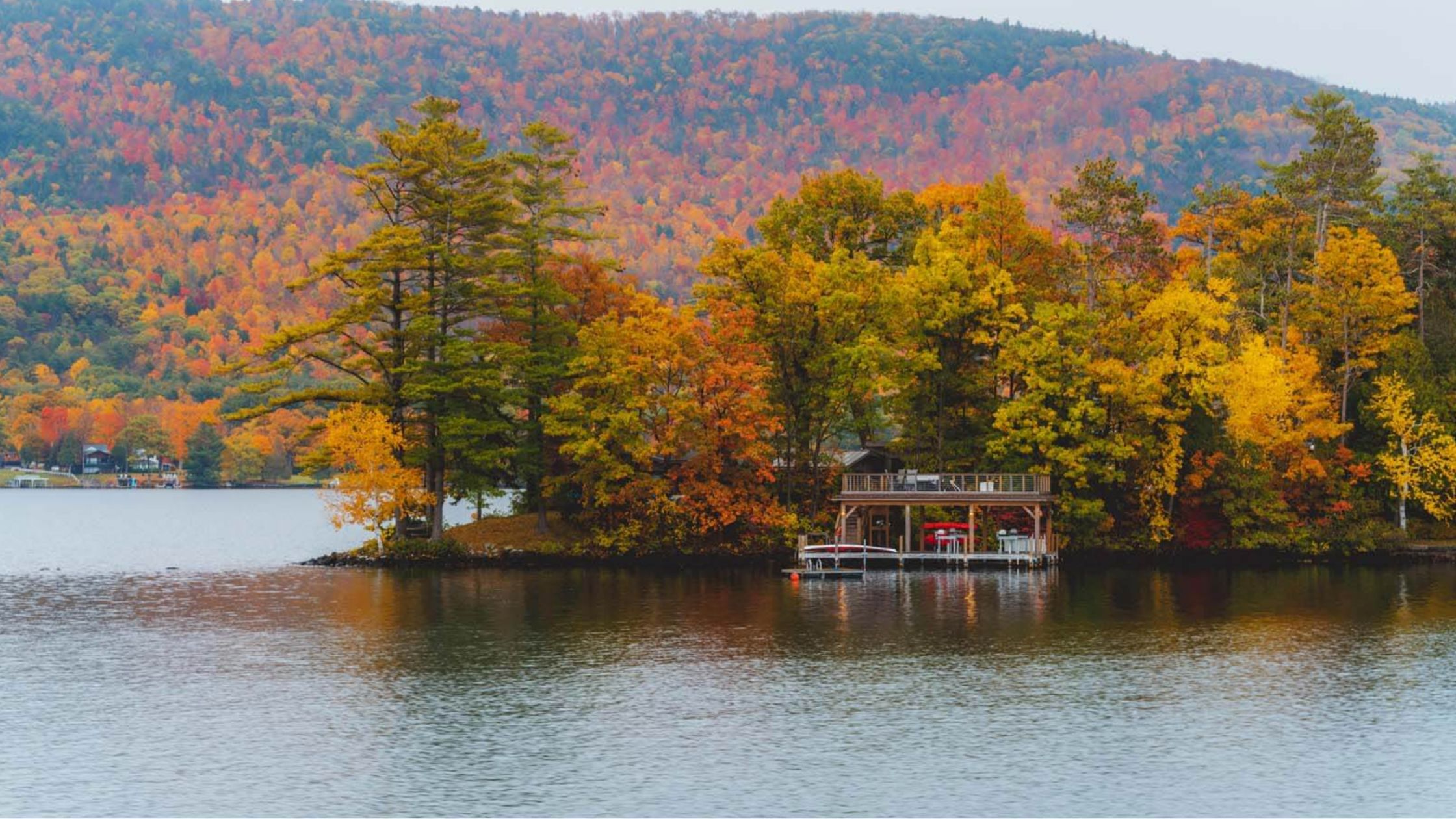 Lake George in Fall
