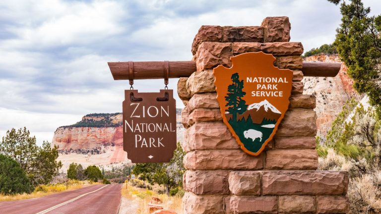 Zion National Park Sign, National Parks